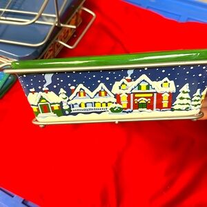 TEMPTATIONS SNOWY NIGHT OVENWARE AND SERVING BUNDLE !!